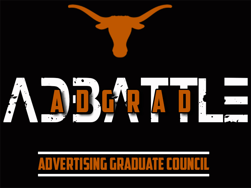 AdBattle is a single day event where students can participate to aid a non-profit in strategy and design. 