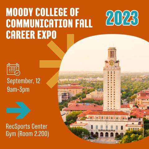 2023 Moody College Career Expo flyer