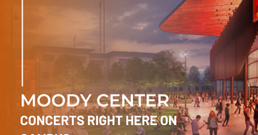 Graphic of concerts at the Moody Center