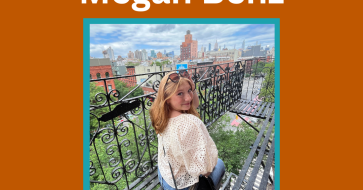 Photo of student, Megan Benz in New York
