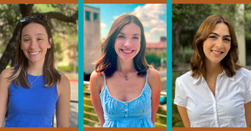 The three leads pictured