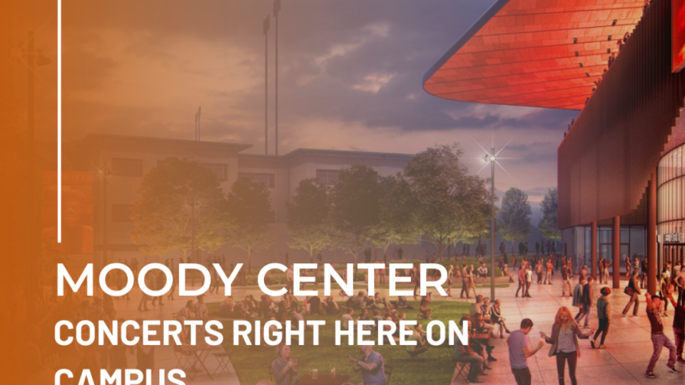Graphic of concerts at the Moody Center