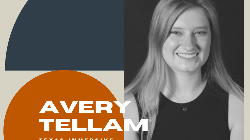 Texas Immersive student highlight Avery Tellam