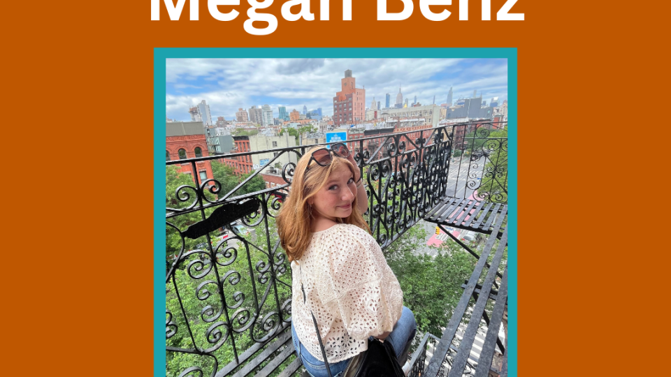Photo of student, Megan Benz in New York