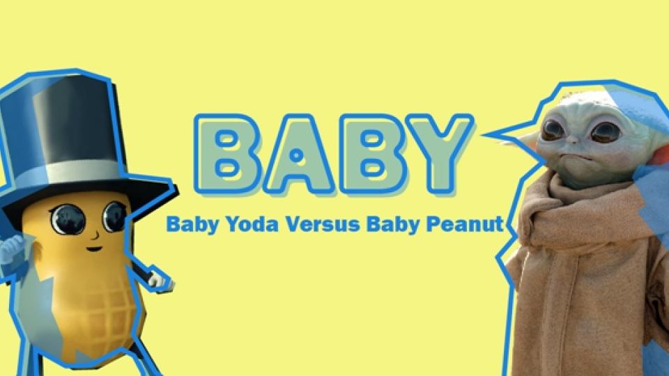 Baby Peanut Vs. Baby Yoda