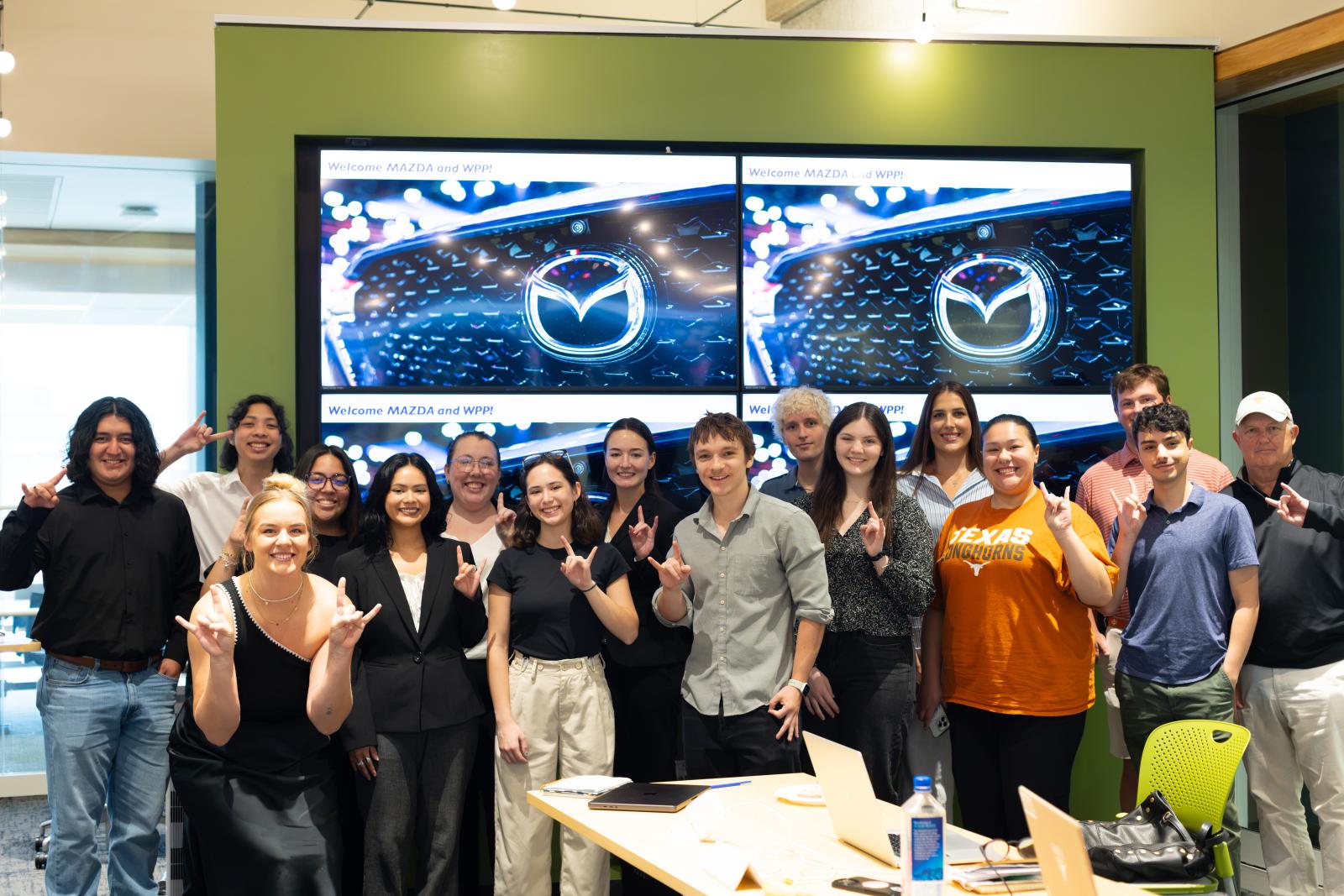 ICC class photo with Mazda client