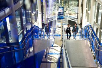 Inside the DMC building